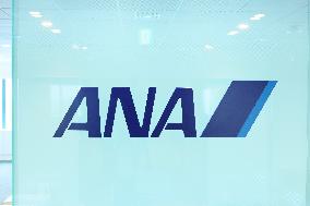 ANA Holdings signage and logo